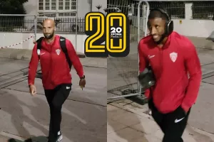 (Φώτος kerkida) Η άφιξη των "ερυθρόλευκων"
