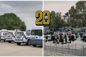 Ισχυρή αστυνομική δύναμη (Φώτος Kerkida)