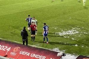 (ΒΙΝΤΕΟ/Φώτος Kerkida) Η στιγμή... της διακοπής και ο έλεγχος του τερέν 