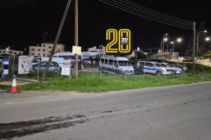 Έντονη παρουσία της Αστυνομίας (φώτος Kerkida)