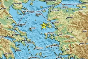 Σεισμός στη Μυτιλήνη - Κοντά στην Ερεσό το επίκεντρο