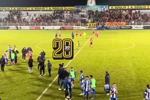 (ΒΙΝΤΕΟ Kerkida) Το... σκηνικό στο Δασάκι μετά το τελευταίο σφύριγμα