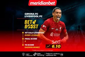Τζιρόνα-Λίβερπουλ: Bet boost με Νούνιεζ, Λίβερπουλ και απόδοση 6.10! – Είσαι ένα κλικ μακριά από το μπόνους σου 