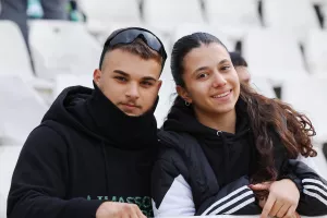 (Φώτος) Ο κόσμος στο ντέρμπι "αιωνίων"