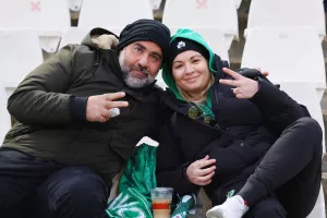 (Φώτος) Ο κόσμος στο ντέρμπι "αιωνίων"
