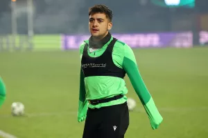(Φώτος kerkida) Η προπόνηση της Ομόνοιας στο "Gradski Stadion"