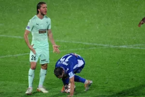 Εθνικός Άχνας-Πάφος FC: Έπαιξαν μόνο 47 λεπτά... (φώτος)