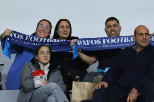 Ο κόσμος της Πάφος FC στο "Αλφαμέγα" (φώτος)