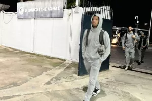 (ΦΩΤΟΡΕΠΟΡΤΑΖ) Η άφιξη της Πάφος Fc στο Δασάκι 