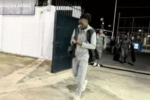 (ΦΩΤΟΡΕΠΟΡΤΑΖ) Η άφιξη της Πάφος Fc στο Δασάκι 
