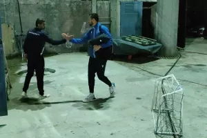 (Φώτος Kerkida) Η άφιξη του Εθνικού Άχνας  