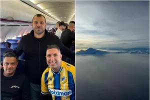 Ταλαιπωρία και οι ΑΠΟΕΛίστες/ Κύκλους πάνω απ' το Ερεβάν - Προσγείωση... σε Τυφλίδα