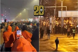 Η πορεία των "πορτοκαλί" και η άφιξη στο "Republican Stadium" (Βίντεο)