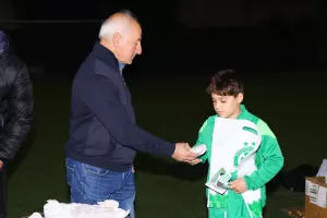 (Φώτος) Κοπή βασιλόπιττας με Χάμπο και Ντιουνκού 