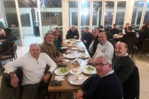 Έκοψαν βασιλόπιτα στον Διγενή (φώτος)