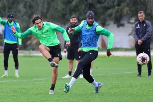 Πράσινα... κλικς από την προπόνηση
