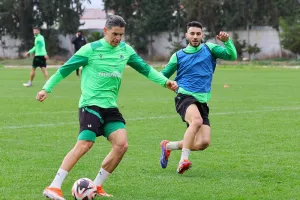 Πράσινα... κλικς από την προπόνηση