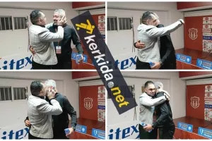 (ΦΩΤΟΣ Kerkida) Ντου... με αγκαλιές και φιλιά!