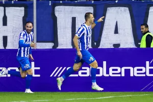 Ο Ίλιεφ μετά το γκολ 