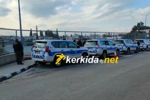 Έντονη η παρουσία της αστυνομίας (φώτος kerkida) 