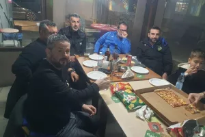 Παρέθεσε γεύμα ο πρόεδρος (φώτος)