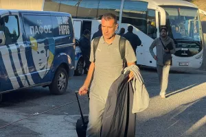 (ΦΩΤΟΣ kerkida) Η άφιξη της Πάφος FC