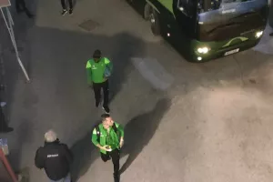 (ΦΩΤΟΣ kerkida) H άφιξη της Ομόνοιας 