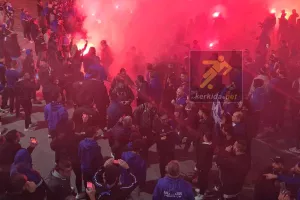 (ΒΙΝΤΕΟ-Φώτος Kerkida) "Καυτή" ατμόσφαιρα για την αποστολή της "Κυρίας"