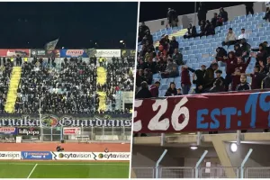 (ΦΩΤΟΣ) Οι κερκίδες στο "Τάσος Μάρκου"