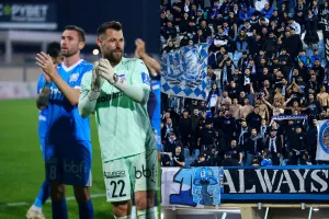 (Βίντεο kerkida) Τραγούδι οι Απολλωνίστες/Χειροκρότημα οι παίκτες!