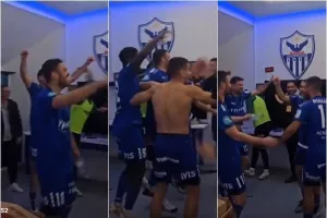 (ΒΙΝΤΕΟ) Πανηγύρισαν έξαλλα στα αποδυτήρια! 