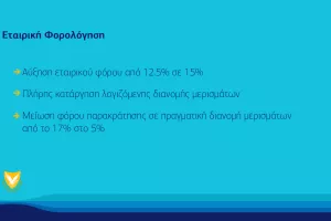 Οι μεγάλες αλλαγές στην Φορολογική Μεταρρύθμιση (ΠΙΝΑΚΕΣ)