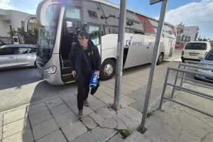 Άφιξη ΑΕΚ στο "Αμμόχωστος" (ΦΩΤΟΣ)