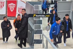 (Φώτος Kerkida) Η άφιξη Καρμιώτισσας-Εθνικού  