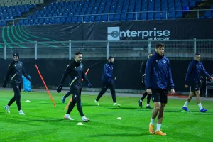 (Βίντεο/Φώτος kerkida) H προπόνηση του ΑΠΟΕΛ στο "Stadion Z'dežele"