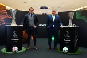 (Βίντεο) Στην Κύπρο τα τρόπαια του Europa και Conference League