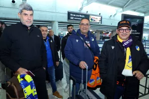 ΩΡΑ 10:21 πέταξε τώρα η αποστολή για Σλοβενία (ΦΩΤΟΣ)