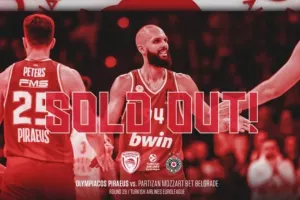 Ολυμπιακός: Ανακοίνωσε sold out με Παρτιζάν