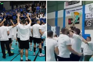 (ΒΙΝΤΕΟ Kerkida) Χόρεψαν... με το τρόπαιο μπροστά στο κοινό τους