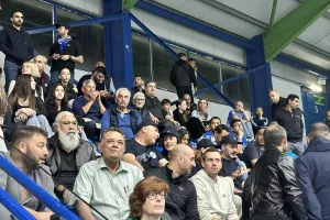 (ΒΙΝΤΕΟ/ΦΩΤΟΣ Kerkida) Ατμόσφαιρα ΤΕΛΙΚΟΥ στο "Θεμιστόκλειο"
