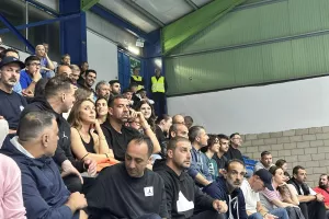 (ΒΙΝΤΕΟ/ΦΩΤΟΣ Kerkida) Ατμόσφαιρα ΤΕΛΙΚΟΥ στο "Θεμιστόκλειο"