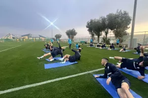 (Βίντεο-Φώτος kerkida) Η πρώτη προπόνηση της Εθνικής με Μάντζιο