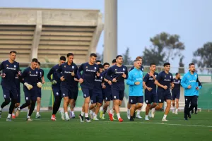 (Βίντεο-Φώτος kerkida) Η πρώτη προπόνηση της Εθνικής με Μάντζιο