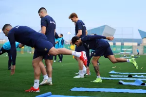 (Βίντεο-Φώτος kerkida) Η πρώτη προπόνηση της Εθνικής με Μάντζιο