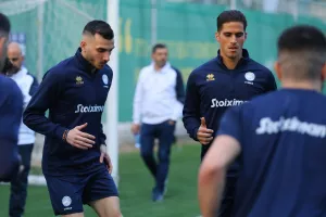 (Βίντεο-Φώτος kerkida) Η πρώτη προπόνηση της Εθνικής με Μάντζιο
