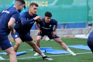 (Βίντεο-Φώτος kerkida) Η πρώτη προπόνηση της Εθνικής με Μάντζιο