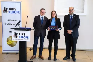 Συνάντηση της AIPS Europe με την Πρόεδρο της Βουλής Αννίτα Δημητρίου