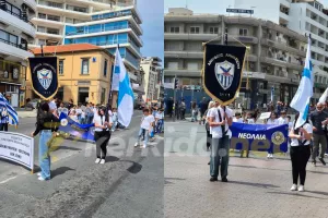 (Φώτος) Η Νεολαία Ανόρθωσης στην παρέλαση για την 25η Μαρτίου