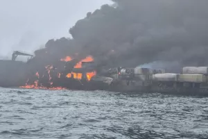 Σύγκρουση πλοίων στη Βόρεια Θάλασσα