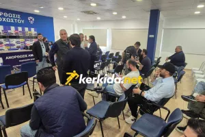 (Φώτος) Η συνάντηση Πραστίτη με πρώην παράγοντες
